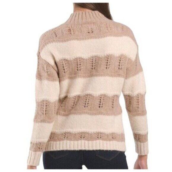 Heartloom Revolve Alice Sweater Small Lightweight soft knit Ivory Beige $89 - Picture 2 of 14